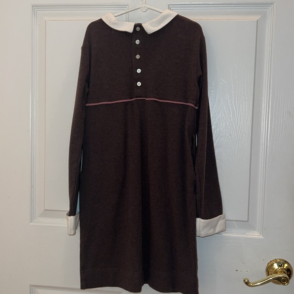 Girl’s Olive Juice Brown 100% Cotton Dress Size XL - Picture 3 of 3